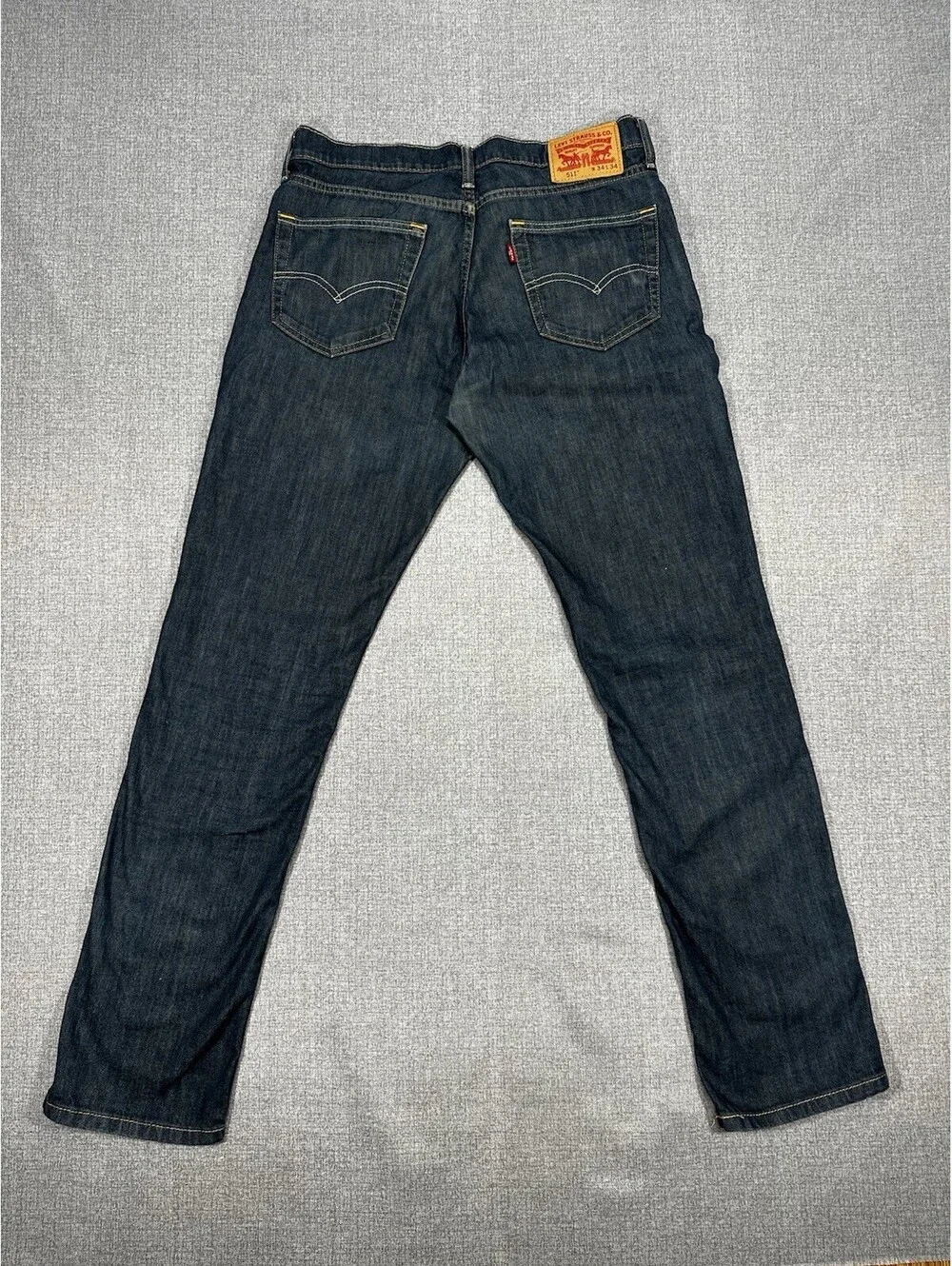 Levi’s 511 Slim Fit Jeans Men’s W33 L32 Dark Wash Straight Leg Denim
